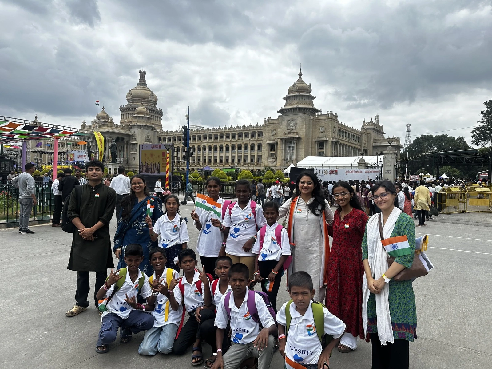 Isha Kakkad Lakhani at Independence Day celebrations with Maitri Arha Foundation